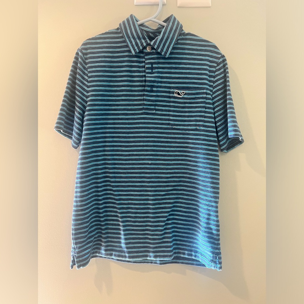 Boys vineyard vines size 7 Edgar town polo